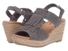 Minnetonka Ashley Ii (grey) Women's Wedge Shoes