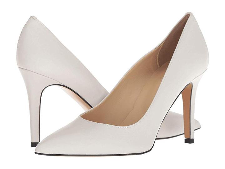 Summit By White Mountain Melissa Heel (winter White Leather) High Heels