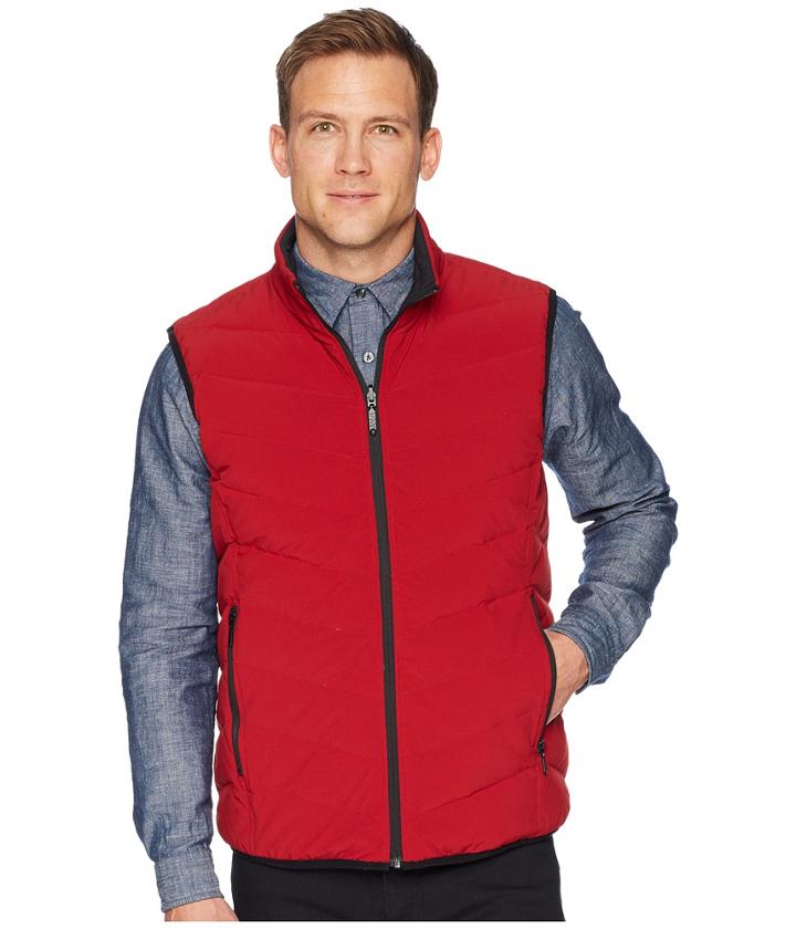 Marc New York By Andrew Marc Dover (pomegranate/black) Men's Coat