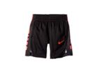 Nike Kids Elite Stripe Shorts (toddler) (black/hot Punch) Boy's Shorts