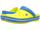Crocs Crocband Clog (tennis Ball Green/ocean 1) Clog Shoes