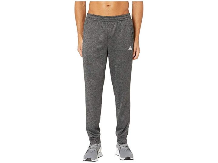 Adidas Team Issue Fleece Jogger (dark Grey Melange) Men's Casual Pants