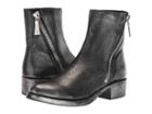 Frye Demi Zip Bootie (black Multi Painted Metallic Full Grain) Women's Boots