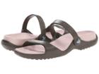 Crocs Cleo (chocolate/cotton Candy) Women's Sandals
