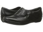 Clarks Everlay Iris (black Leather) Women's  Shoes
