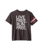 Chaser Kids Vintage Jersey Live Free Tee (little Kids/big Kids) (ashpalt) Boy's T Shirt