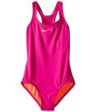 Nike Kids Solid Racerback Tank Top (big Kids) (fire Pink) Girl's Swimwear