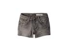 Ag Adriano Goldschmied Kids The Shelby Fray Shorts W/ Raw Hem In Graphite (big Kids) (graphite) Girl's Shorts