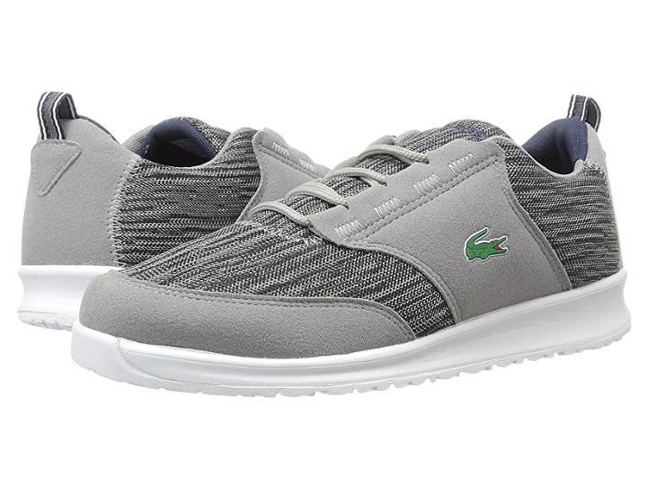 Lacoste Kids L.ight (little Kid/big Kid) (dark Grey/navy) Kid's Shoes
