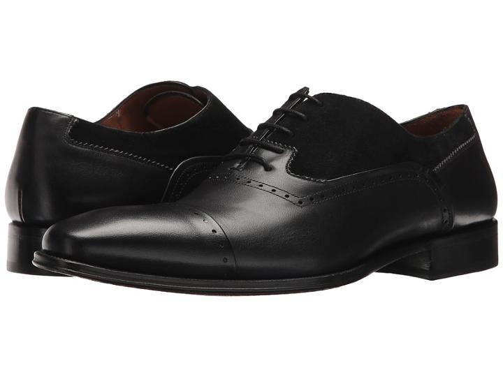 Mezlan 18131 (black) Men's Lace Up Cap Toe Shoes