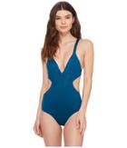 Vitamin A Swimwear Ava Maillot Full (oasis Ecolux) Women's Swimsuits One Piece