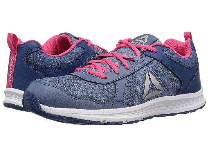 Reebok Kids Almotio 4.0 (little Kid/big Kid) (blue/slate/pink/steel) Girls Shoes
