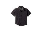 Volcom Kids Dragstone Short Sleeve Shirt (toddler/little Kids) (asphalt Black) Boy's Short Sleeve Button Up