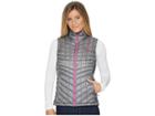 The North Face Thermoball Vest (mid Grey/violet Pink) Women's Vest
