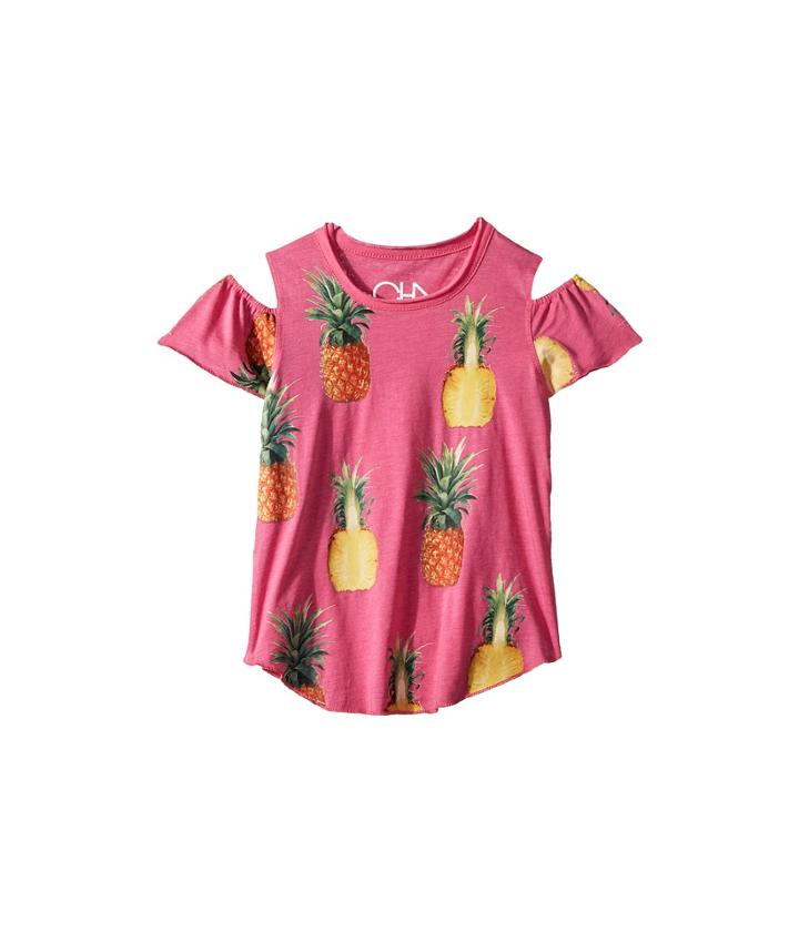 Chaser Kids Extra Soft Pinas Tee (toddler/little Kids) (princess Pink) Girl's T Shirt
