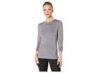Nike Pro All Over Mesh Long Sleeve Top (gunsmoke/black) Women's Clothing