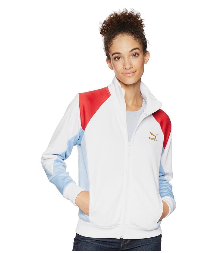 Puma Retro Track Jacket (puma White) Women's Coat