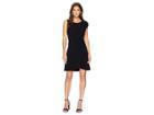 Kensie Sleek Stretch Crepe Dress Ks8k8276 (black) Women's Dress