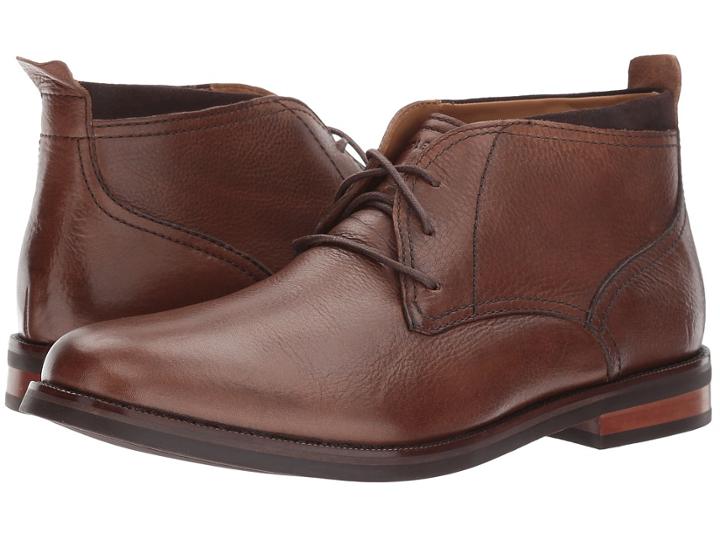 Cole Haan Ogden Stitch Chukka Ii (dark Brown Grain) Men's Shoes