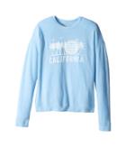 The Original Retro Brand Kids Super Soft Haaci California Pullover (big Kids) (carolina Blue) Girl's Clothing