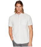 Quiksilver Waterfalls Short Sleeve Top (sleet) Men's Short Sleeve Button Up