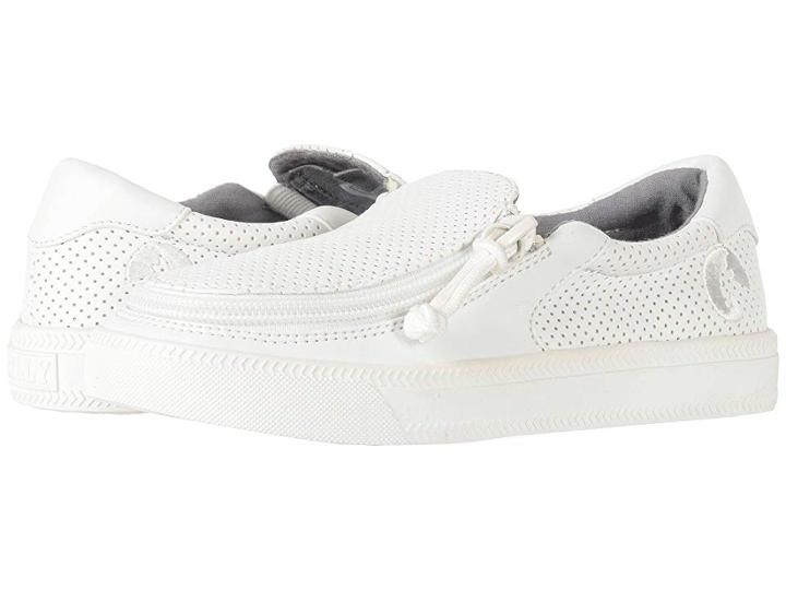 Billy Footwear Kids Classic Low Perf (toddler/little Kid/big Kid) (white Perf) Kids Shoes