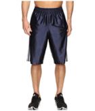 Adidas Basic Shorts 4 (collegiate Navy/white) Men's Shorts
