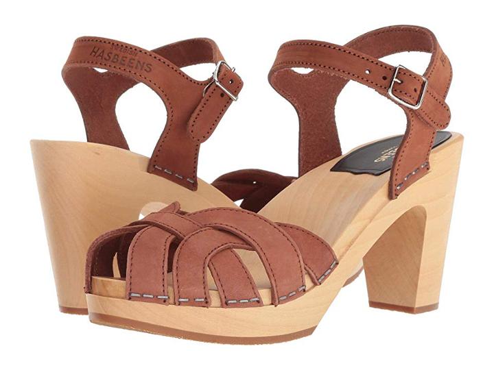 Swedish Hasbeens Pearl (cognac Nubuck) High Heels