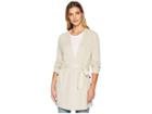 Nic+zoe Buttoned Up Cardy (almond) Women's Sweater