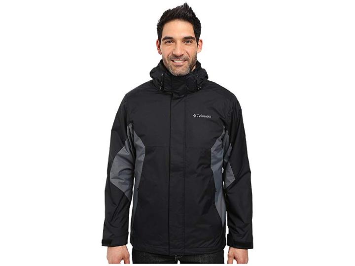 Columbia Eager Air Interchange Jacket (black/graphite) Men's Coat