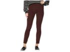 Sam Edelman Stiletto High-rise Ankle Skinny In Bordeaux (bordeaux) Women's Jeans