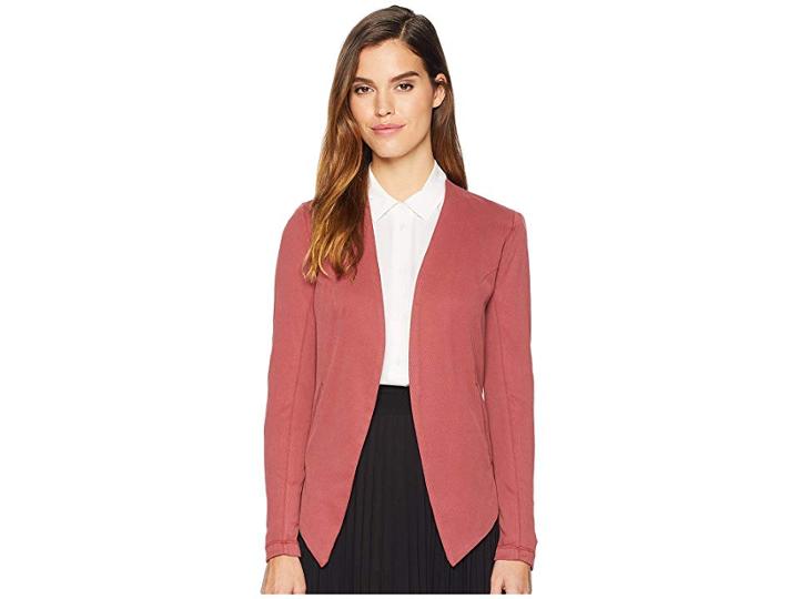 Bcbgeneration Tuxedo Blazer With Welts (ruby Wine) Women's Jacket