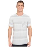 Toad&co Smooth Stripe Short Sleeve Tee (chrome) Men's Short Sleeve Pullover