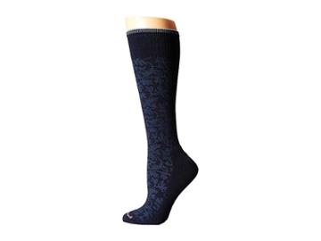 Sockwell Damask (navy) Women's Crew Cut Socks Shoes