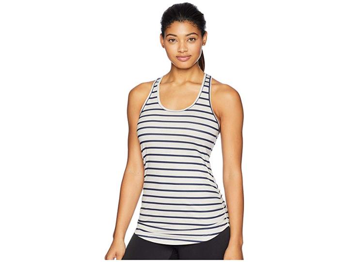 New Balance Perfect Tank Printed (sea Salt Heather/pigment) Women's Sleeveless