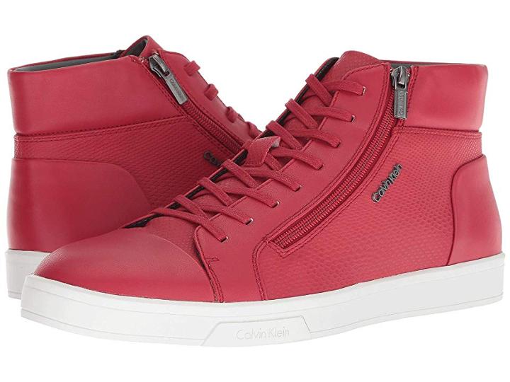 Calvin Klein Balthazar 2 (brick Red) Men's Shoes