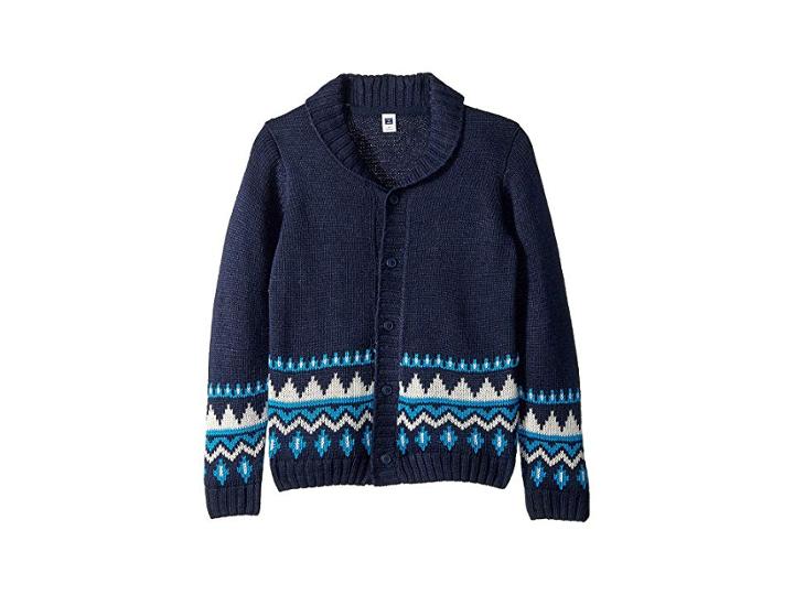 Janie And Jack Fair Isle Cardigan Sweater (toddler/little Kids/big Kids) (multi) Boy's Clothing