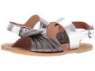 Love Moschino Leather Sandals W/ Tone On Tone Accessories (black/silver) Women's Sandals