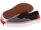 Vans Era ((tri-tone) Charcoal Gray/black/chinese Red) Skate Shoes