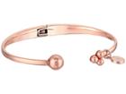 Michael Kors Modern Classic Pearl Open Hinge Bracelet (rose Gold) Bracelet