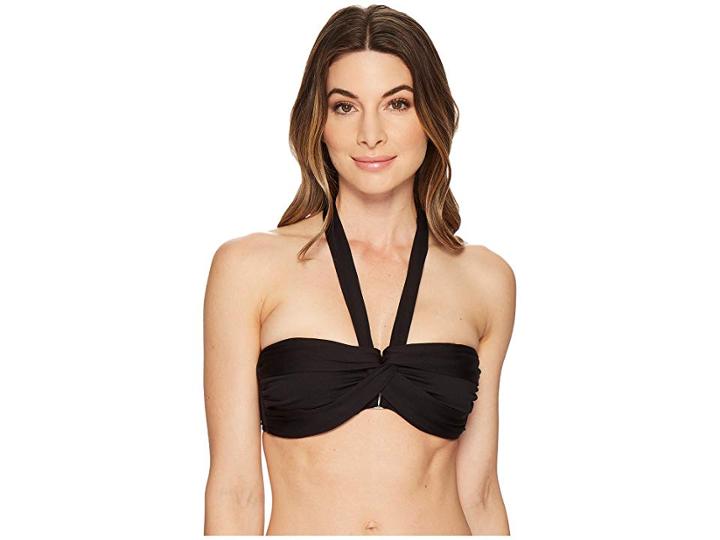Seafolly Dd U Tube Bandeau (black) Women's Swimwear