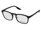 Prada 0ps 06hv (black Rubber) Fashion Sunglasses