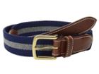 Vineyard Vines Heathered Wool Canvas Club Belt (blue Blazer) Men's Belts