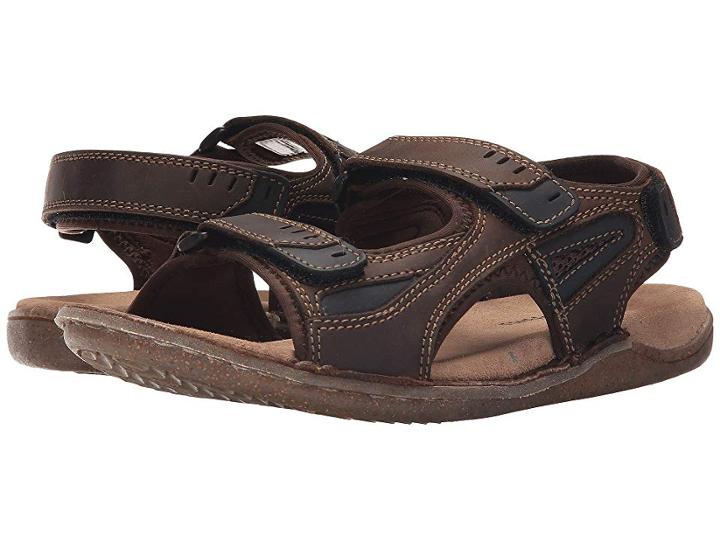 Hush Puppies Rawson Grady (brown Waxy Leather) Men's Sandals
