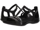 Ecco Flash Buckle Sandal (black/dark Shadow) Women's Sandals