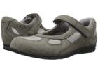 Drew Delite (grey Nubuck/grey Stretch) Women's Maryjane Shoes
