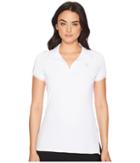 Eleven By Venus Williams Pique Collection Mentor Polo (white) Women's Short Sleeve Pullover