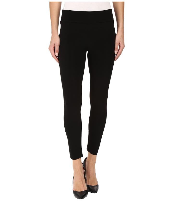 Kamalikulture By Norma Kamali Cropped Leggings (black) Women's Casual Pants