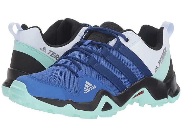 Adidas Outdoor Kids Terrex Ax2r (little Kid/big Kid) (hi-res Blue/mystery Ink/clear Mint) Girls Shoes