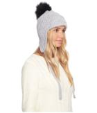 Ugg Trapper With Fur Pom (starlight Heather Multi) Cold Weather Hats